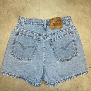 Vintage 96 Levi’s Orange Tab 912 Slim Fit Denim Shorts Size 7